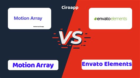 motion array|motion array vs envato.